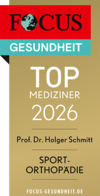 Prof. Dr. med. Holger Schmitt - Sportorthop&auml;die - Fokussiegel Top Mediziner 2026